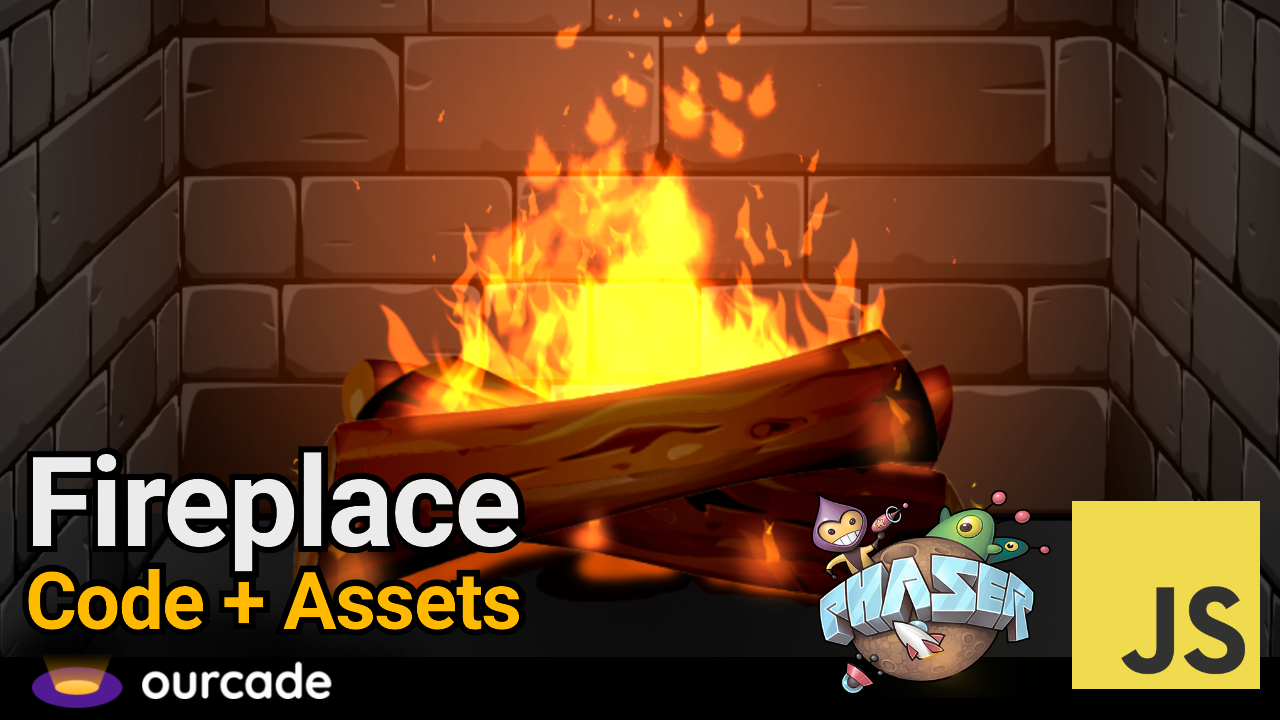 Phaser 3 Fireplace Code + Assets
